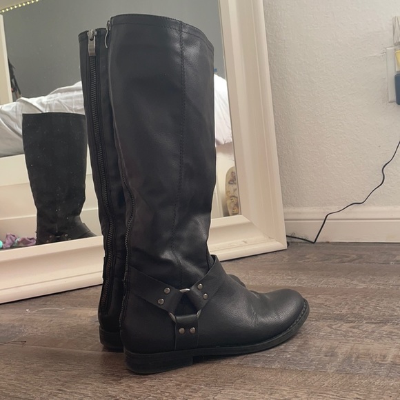 Black tall riding boots - Picture 1 of 5